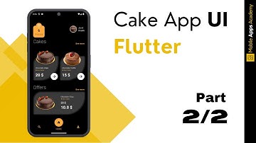 Cake Shop UI | Flutter UI Development Series | Part 02