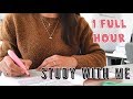 LACKING MOTIVATION? STUDY WITH ME FOR 1 HOUR!