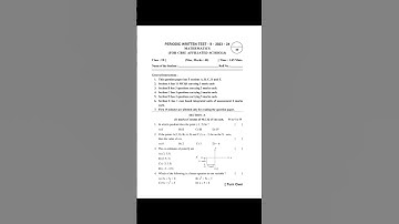 9th class Maths periodic written test-2#9th#maths#periodicwrittentest2#questionpaper#mathshorts