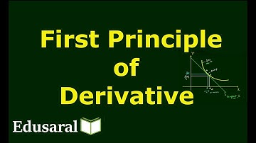 First Principle of derivative | Calculus | class 12 maths ncert solutions  | Edusaral