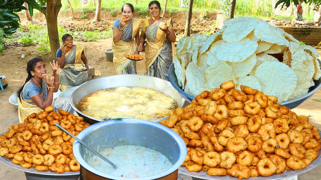 VADAI🍩PAYASAM🍪APPALAM | Indian Donut |வடை🍩பாயசம்🍪அப்பளம் |Tamil Traditional  Marriage Special Recipe