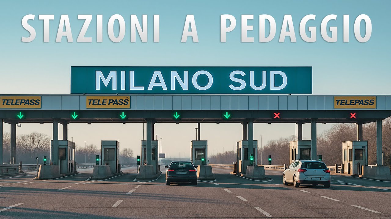 Casello Autostradale MILANO SUD - Entrata - Infrastrutture autostrade [2024]