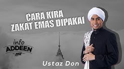 Kiraan Zakat Emas Yang Dipakai - Ustaz Don Daniyal Don Biyajid - Durasi: 4.09. 