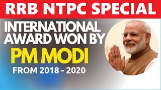 RRB NTPC | International Awards Won by PM Narendra Modi