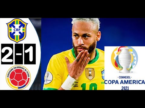 Brazil vs colombia (2-1) copa america 2021 All goals highlights 24/06/2021