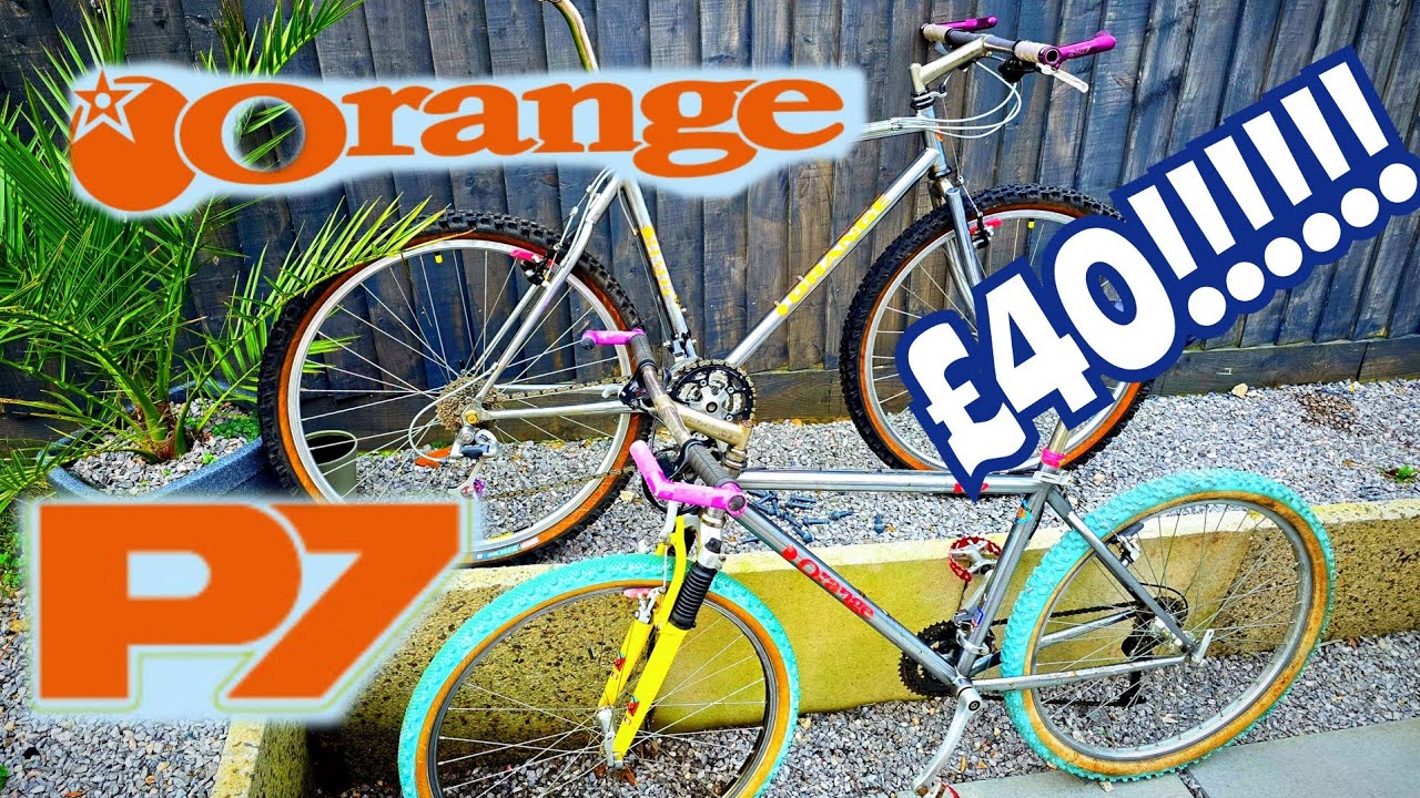 ORANGE 「オレンジ」 P7 カスタム 2015年頃 マウンテンバイク A Budget Modern Upgrade For A Retro Mountain Bike - Orange P7