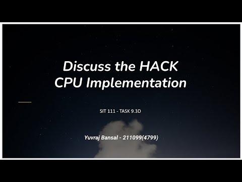 Task 9 3D Computer HDL