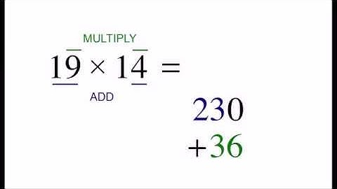 Multiply Two Numbers Between 11 and 19