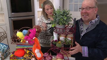 Gourmet Basics by Mikasa Set of 2 Round & Square Baskets on QVC