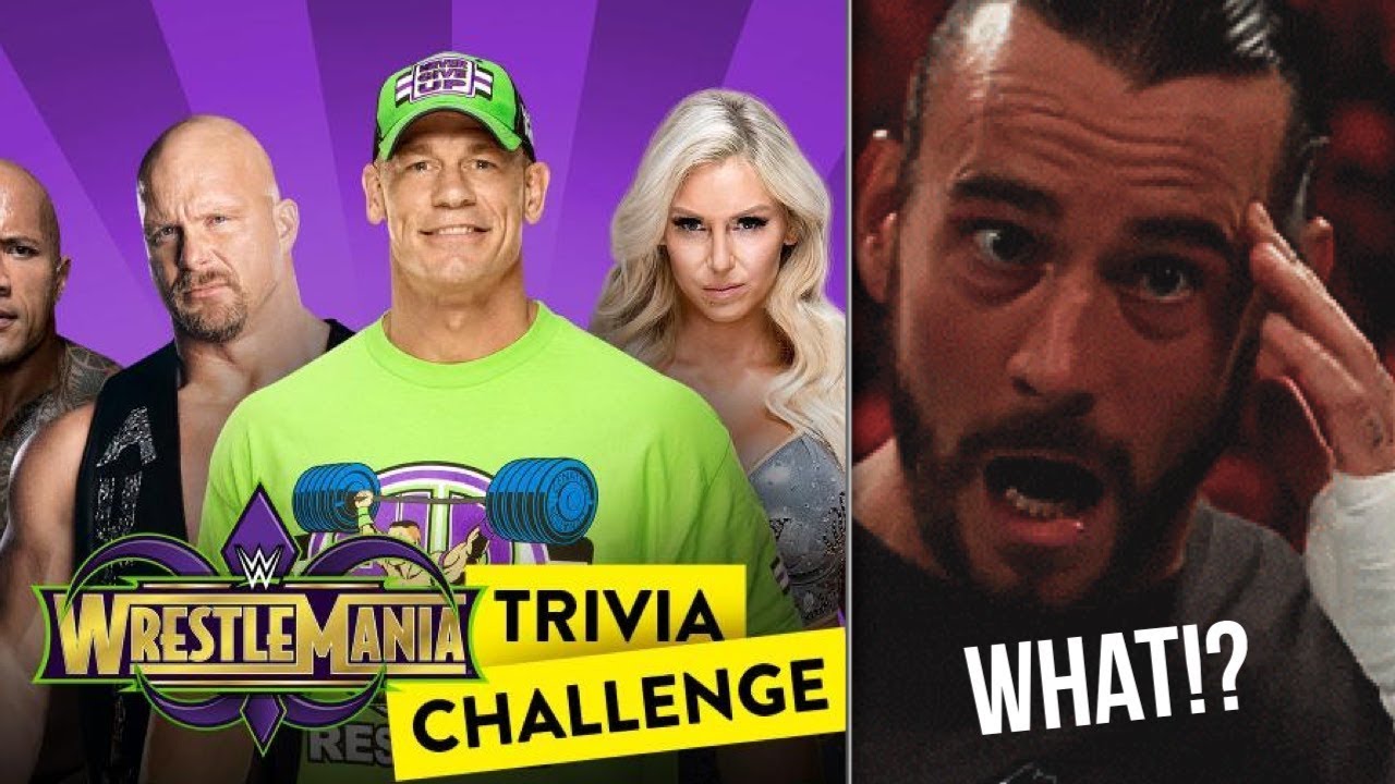 Ultimate WrestleMania Trivia Quiz! (CAN YOU PASS THIS WWE QUIZ!?) YouTube