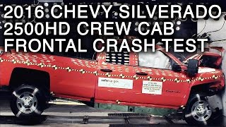 2016 Chevrolet Silverado 2500HD Crew Cab Crash Test (Frontal Crash)