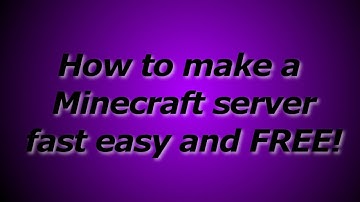 how to make a Minecraft bukkit server for 1.8 fast easy and FREE!