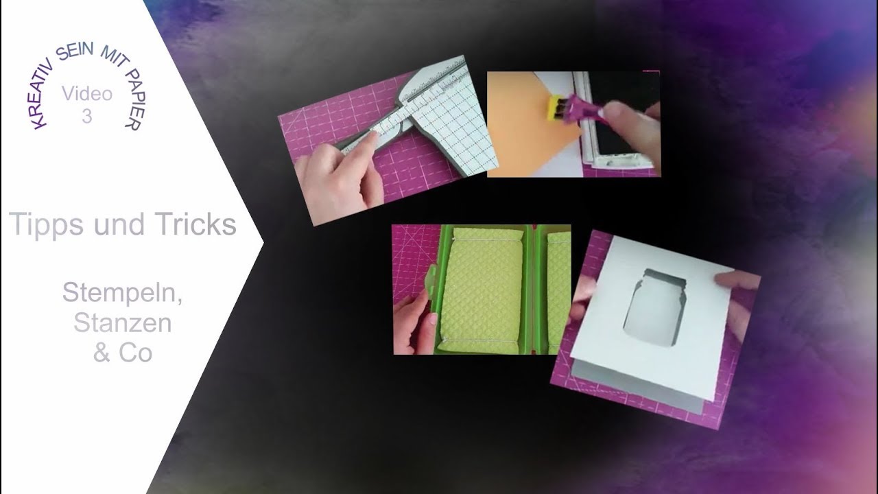 Stampin Up - Tricks und Co zum Stempeln, Stanzen und Kreativ sein - YouTube