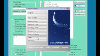Creating Star Analyzer Reports