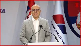 OBRAĆA SE MILOŠ VUČEVIĆ: Konferencija za medije predsednika SNS-a