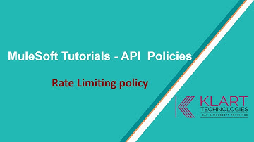 Mule 4 | MuleSoft Tutorials for beginners 2021 | API Policies | Rate Limiting Policy