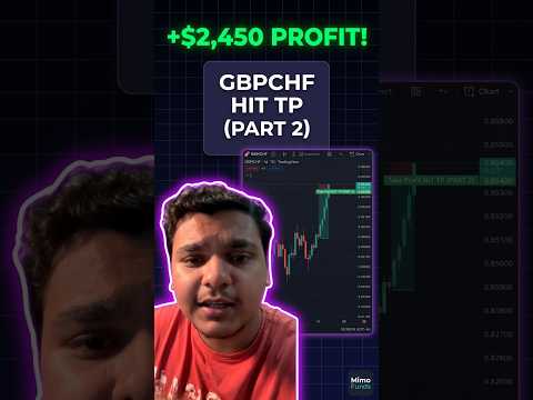 Hasil Perdagangan GBPCHF: Keuntungan +$2.450 (Eksekusi SMC + Profil Volume)