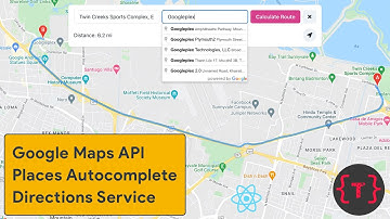 Hoe u de Google Maps API met React kunt gebruiken, inclusief de automatische aanvulling van route...