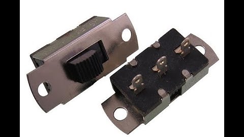 Metal Slide Switch ON OFF ON