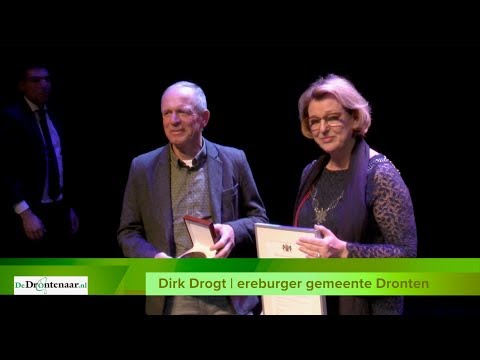 VIDEO | Dirk Drogt verrast met ereburgerschap: „Ga wat dòen voor de samenleving”