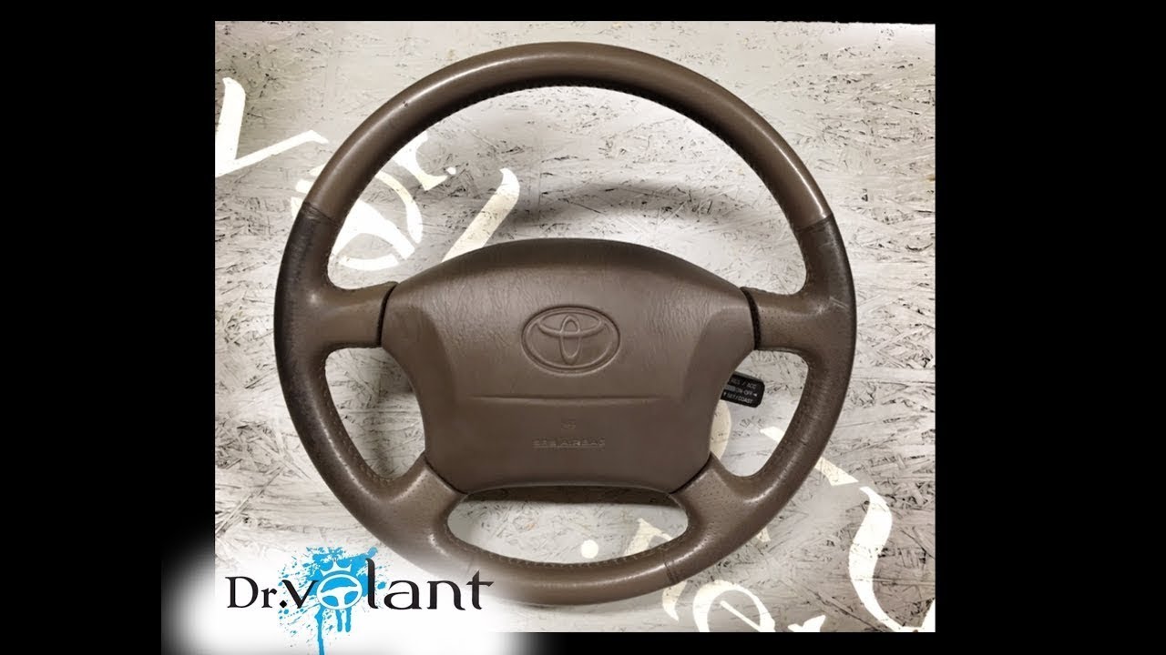 How to disassemble the steering wheel airbag Toyota Land Cruiser Dr