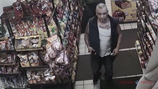 Surveillance video released of man accused of attempted sexual assault of postal worker