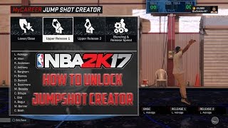 how to unlock the jump shot creator in nba 2k17 mycareer