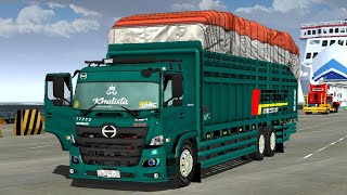 SHARE MOD BUSSID LIVERY ||| HINO 500 TERBARU ||| MOD BUSSID TERBARU ||| BUSSID SIMULATOR INDONESIA screenshot 3