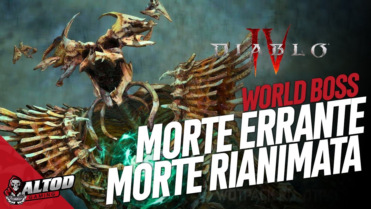 DIABLO IV - WORLD BOSS - MORTE ERRANTE, MORTE RIANIMATA [PS5 Gameplay ...