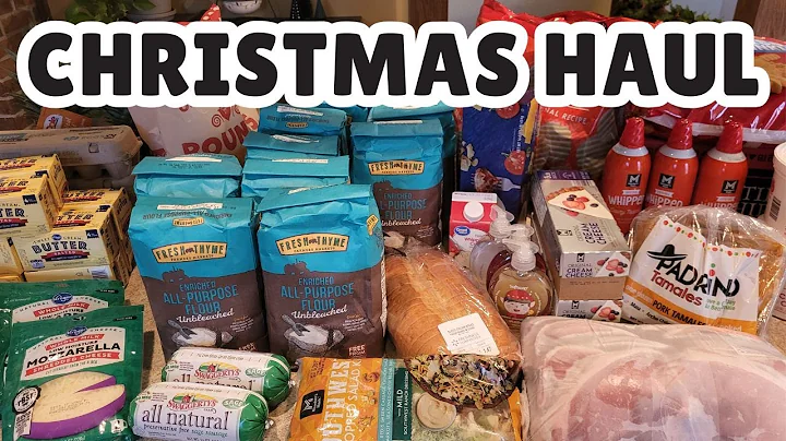 Budget Christmas Grocery Haul + Christmas Week Menus!