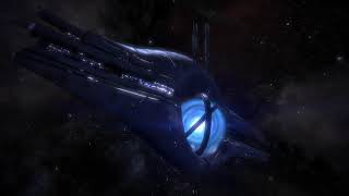 Mass Effect. Mass relay loading screen. 4K 60 FPS (AI upscale)