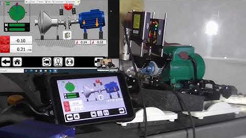 สาธิตการทำงานของ 2 In 1 Laser Shaft Alignment (Vibro-Laser) + Vibration Analyzer (V-Starter)