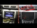 VW CC Aftermarket Unit installation and Original Unit removal (how to install radio/ head unit)