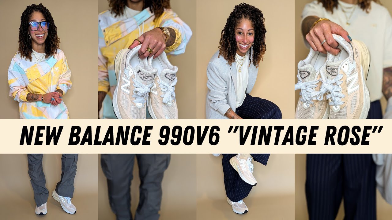 New Balance 990v6 Made in USA (Vintage Rose) | How to Style - YouTube