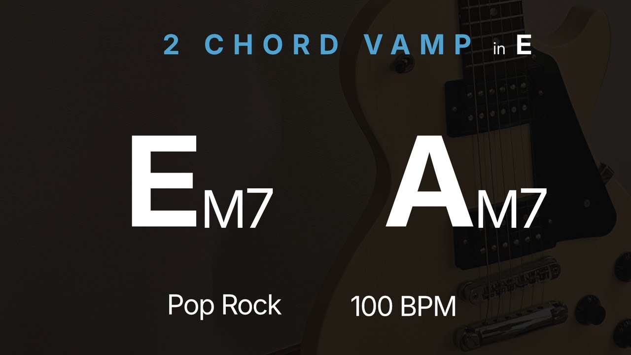 r&b jam track 100bpm am7 to d7 10 minutes with live... EM7-AM7 | 2 CHORD VAMP | 7TH | Key E | 100 BPM - YouTube