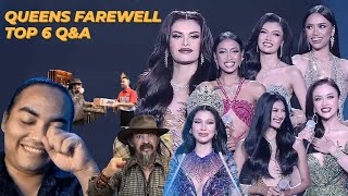 REACTION MISS MEGA BINTANG INDONESIA 2024 TOP 6 Q&A AND QUEENS FAREWELL #mmbi #MMBI2024