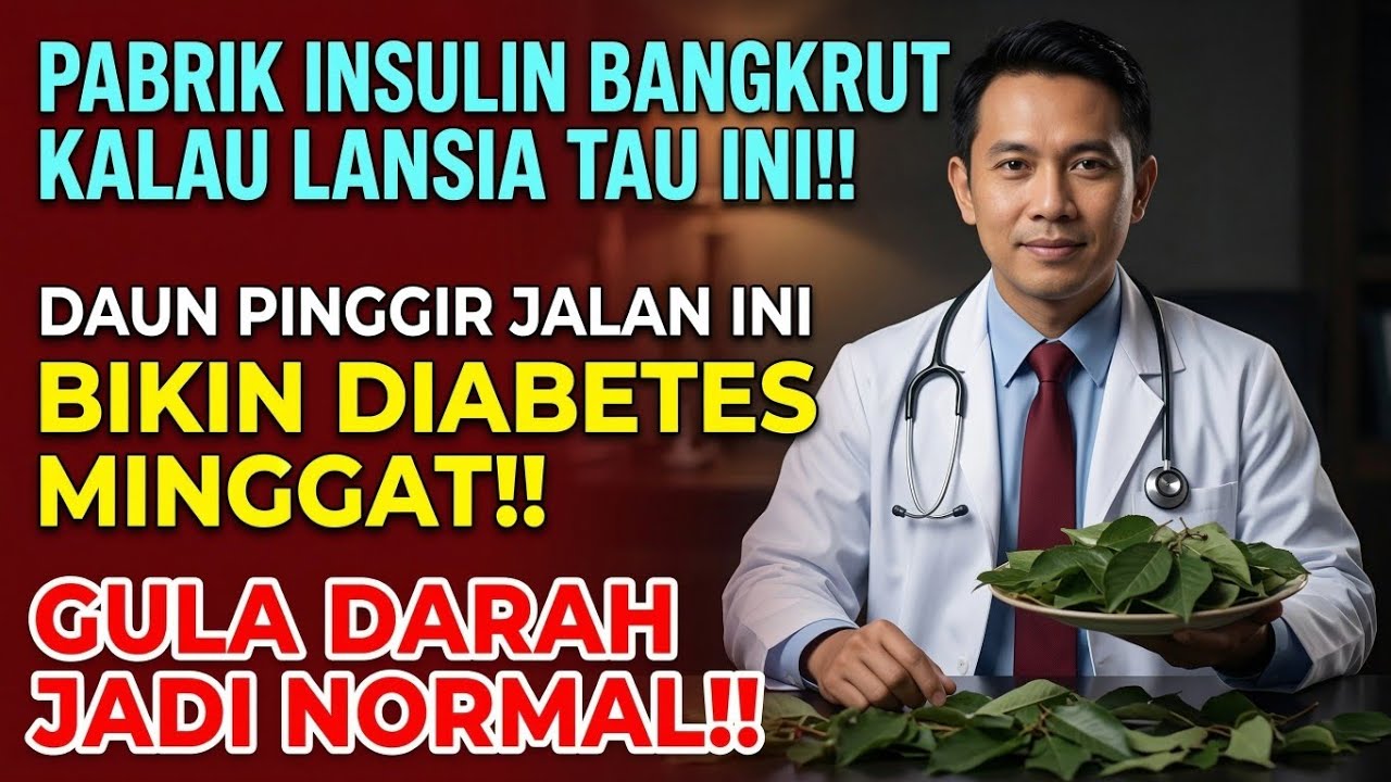 DAUN PINGGIR JALAN INI BIKIN DIABETES MINGGAT‼️Lansia Wajib Tahu Ini Gara Gula Darah Kembali Normal