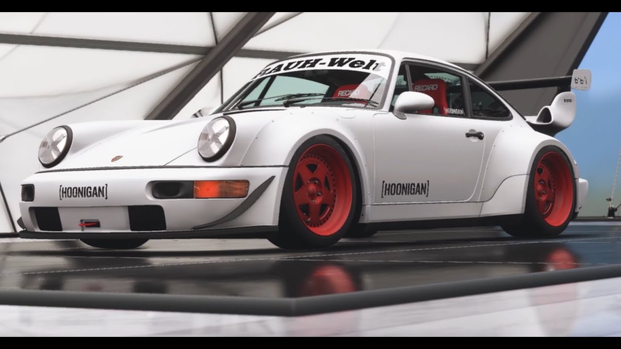 Forza Horizon 5 Rauh Welt Porsche Hoonigan Rauh-Welt Begriff Porsche 911 Turbo | 1991 | Forza Horizon 5