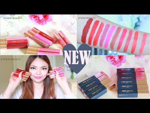 new-pony-makeup---pony-effect-stayfit-matte-lip-colour-mini-review-&-swatches