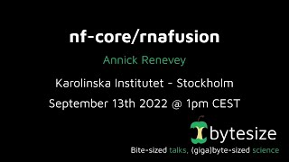 Famous nf-core/bytesize: nf-core/rnafusion (2022-09-13) Profile