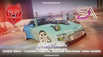 Lore-Friendly OCTOBER 2025 UPDATE - 9 NEW VEHICLES - Showcase - GTA 5 FiveM | gom-modeling.com