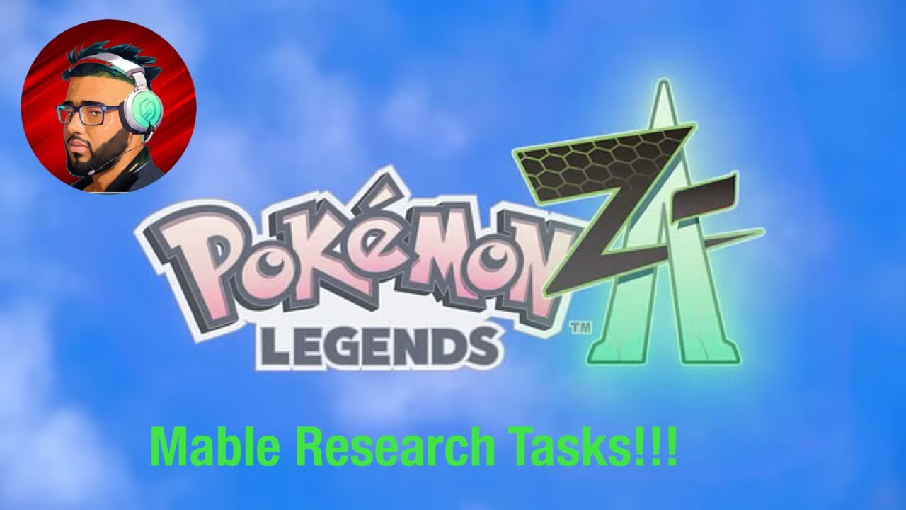 Pokémon Legends Z-A Mables Research Tasks!!!