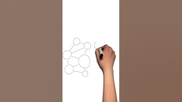 Free Whiteboard animation: Network illustration.