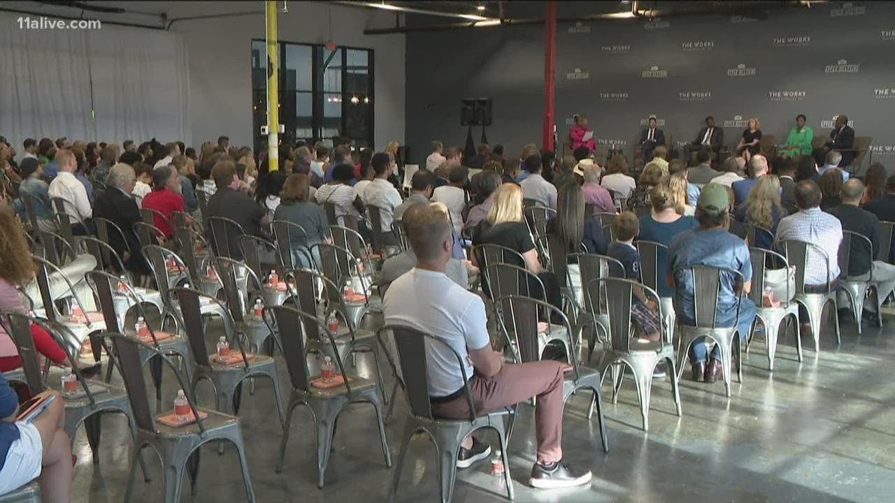 Atlanta mayor candidates offer plans for affordable housing - YouTube