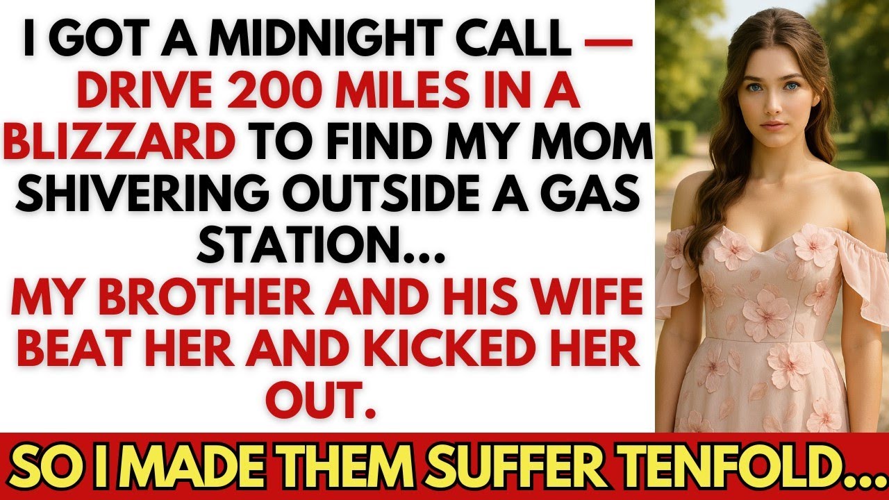 I Drove 200 Miles Through A Snowstorm To Find My Mom Then Saw Her Freezing Outside A Gas Station