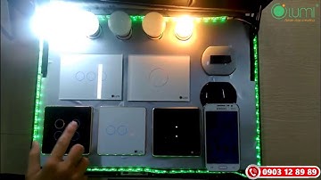 Demo CÔNG TẮC CẢM ỨNG Nhà Thông Minh Lumi