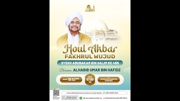 Puncak Haul Akbar Ke-455 Syech Abubakar bin Salim