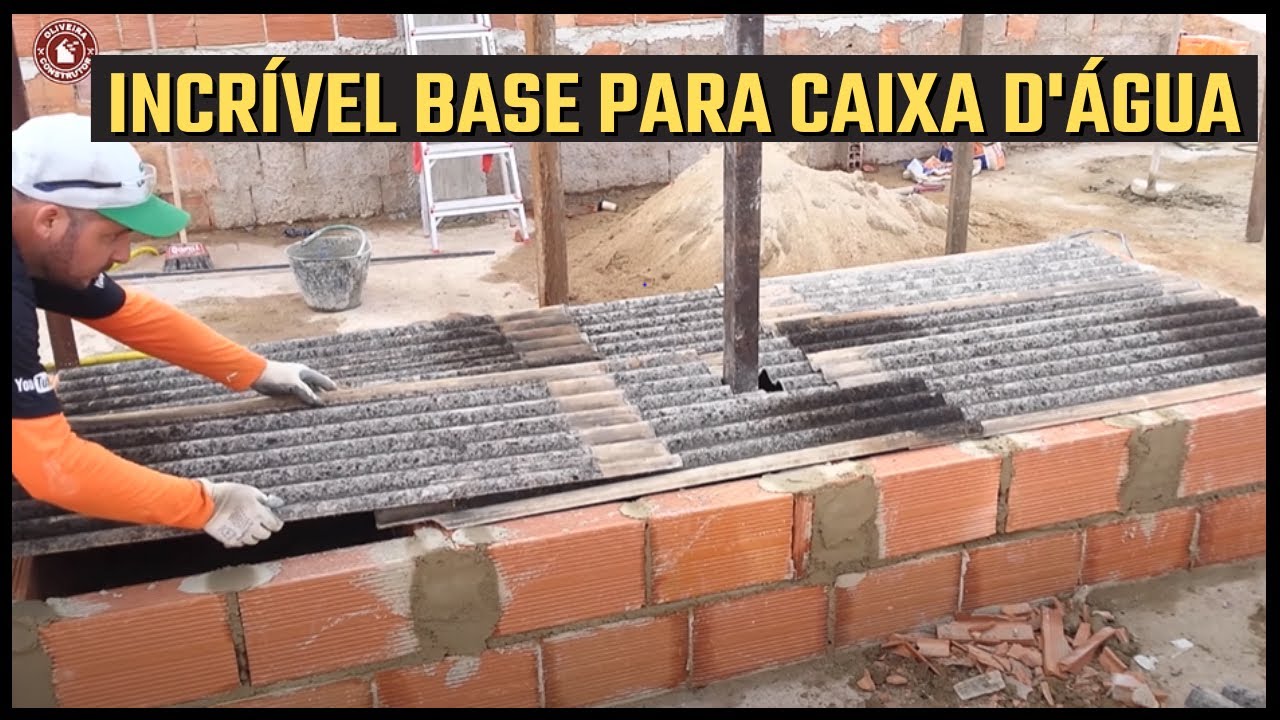 Construa base para caixa de água! O jeito mais fácil do YouTube! Veja ...