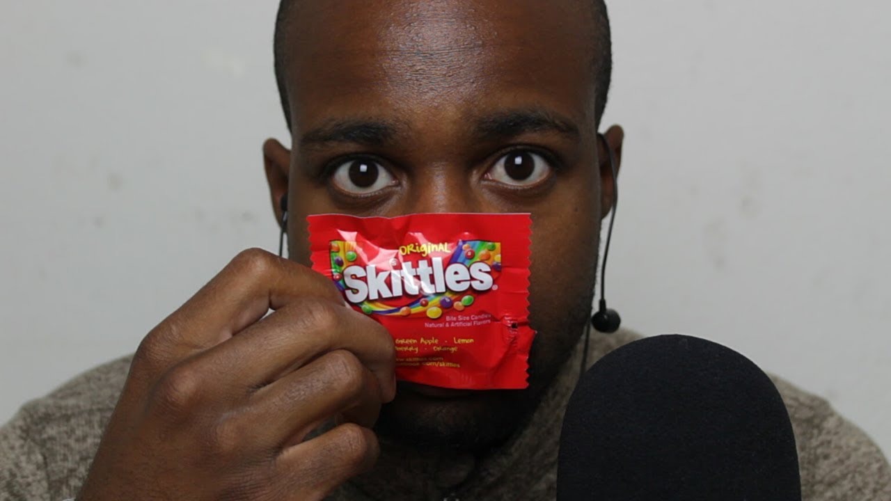 ASMR EATING SKITTLES CANDY | ASMR TY - YouTube