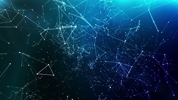 Floating Blue Plexus Background